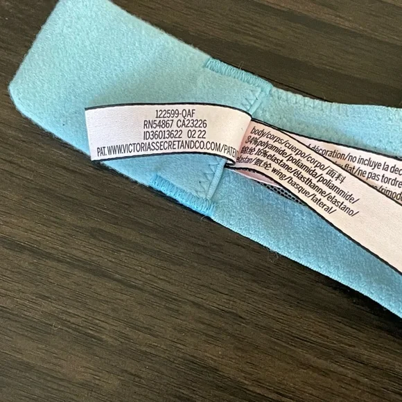 Victoria's Secret Push Up Convertible Light Blue Lace Mesh Bra - Picture 11 of 12